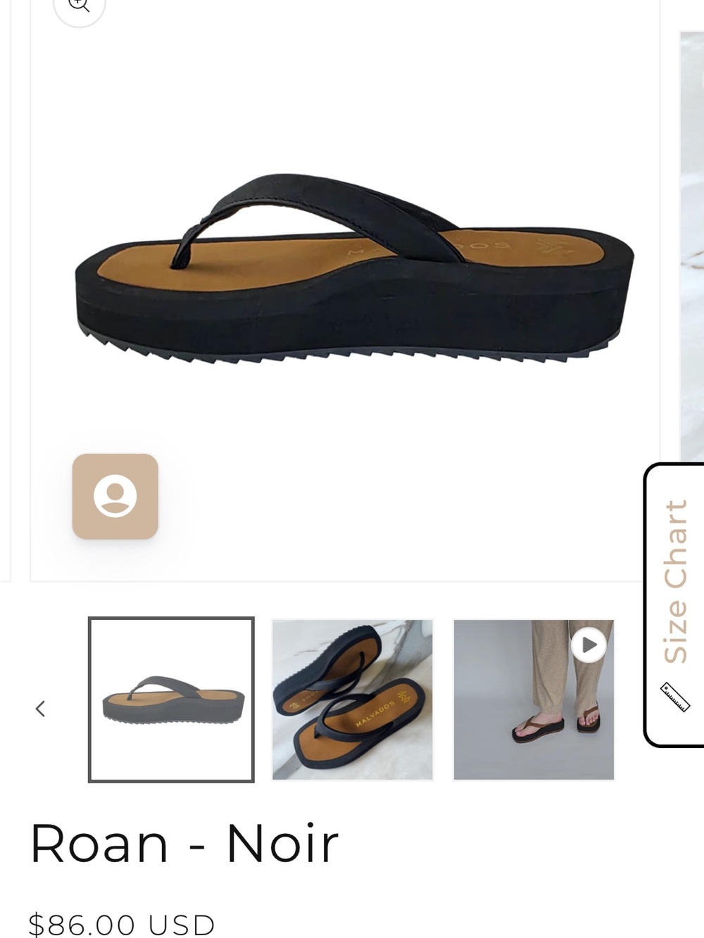Malvados Women's Black & Brown Platform Flip Sandals